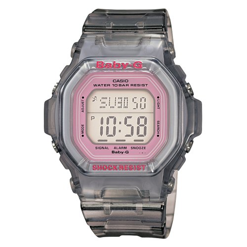 Casio Women's BG5600SG-8 Baby-G Grey Skeleton Watch