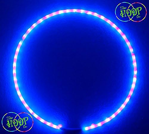 BLACKLIGHT UV Hula Hoop (Ultra Bright) 50xLED's super high density w Charger &amp; Battery (31" OD)