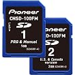 Pioneer Avic F-Series Upgrade Continental U.S. Street Map microSD Card
