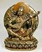 Saraswati (Sarasvati) Hindu Goddess of Arts, Music and Knowledge, Real Bronze Powder Cast Statue