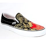 Slip On Women Vans Classic Slip On wms geisha girl black/red/gol 8.0