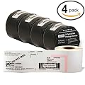 LiteTite 30383 (4-pack) DYMO LabelWriter 3-Part Internet Postage Labels, Endicia DAZzle, Shipping, Mailing (150 per Roll, 4-Rolls) (30383)