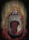 Ghost of Guadalupe by Jon Hall Tattoo Art Canvas Giclee Print