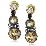 clip on cat earrings Sorrelli Tapestry Crystal Grad