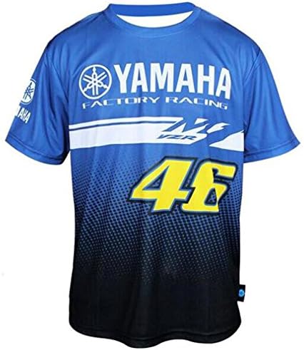 Valentino Rossi #46 YAMAHA Quick-drying Short Sleeve T-shirt Jersey XL Size