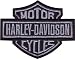 Harley Davidson ( Grey)embroidered Sew on Patch