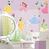 Roommates Rmk1470Scs Disney Princess Peel & Stick Wall Decals With Gems