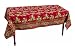 April Cornell 60 by 90-Inch Tablecloth, Holly Red