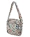 Belvah Quilted Floral Paisley Messenger Crossbody Bag
