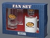 Dale Jarrett 3 Piece Glass and Mug Set