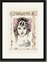 Black Framed/Matted Print 17x23, Ozma of Oz