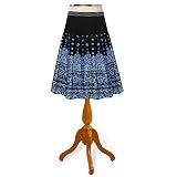 Border Print Flared Skirt (Petite, Tall & Misses Sizes XS-3X)