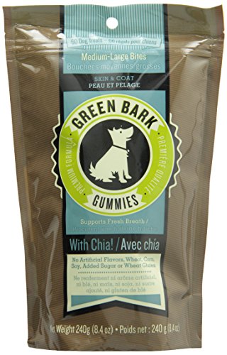 Green Bark Gummies Skin & Coat Large Bites for Dogs

Net Wt 240g(8.4 oz)