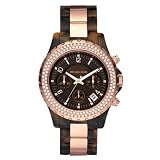 Michael Kors Women’s MK5416 Madison Chronograph Tortoise and Rose Gold Watch