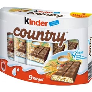 Kinder Country Milk Chocolate with Rich Milk Filling ( 9's )