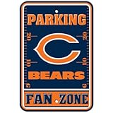 Chicago Bears NFL Fan Zone Parking Sign - 12"x18"