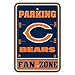 Chicago Bears NFL Fan Zone Parking Sign - 12"x18"
