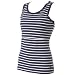 POLARN O. PYRET CLASSIC STRIPE ECO NURSING TANK - XL/Dark Indigo