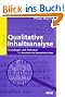 Qualitative Inhaltsanalyse