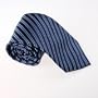 Blue Stripes Woven Silk Tie Present Box Set midnight blue Easter Sunday Present T8207