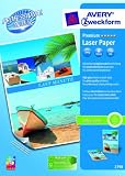 Avery Zweckform 2798 Premium Fotopapier A4 für Farblaserdrucker beidseitig bedruckbar 200g 100 Blatt