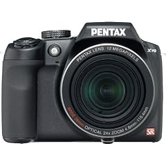 Pentax Optio X70 Digitalkamera (12 Megapixel, 24-fach opt. Zoom, 6,9 cm (2,7 Zoll) Display, Bildstabilisator, HD-Movie)