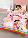 Dora the Explorer Duvet Set (Official) - Stars - Single