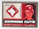 2003 Flair Diamond Cuts Pat Burrell Game Used Jersey Baseball Card