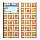 Autumn Dots Design Decal Skin Sticker for Apple iPod nano 2G (2nd Generation) 2GB/ 4GB/ 8GB Player