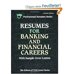 Resumes for Banking and Financial Careers