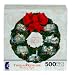 Thomas Kinkade Christmas Cottage Collection Wreath Shaped Puzzle 500 Piece