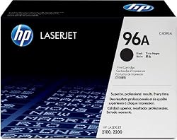 HP LaserJet 96A Black Print Cartridge in Retail Packaging