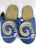 St. Louis Rams 2011 Big Logo Two Tone Hard Sole Slippers - M