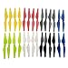 sea jump 28pcs Propeller for DJI Tello RC Quadcopter Spare Parts Drone Blade,7 Color