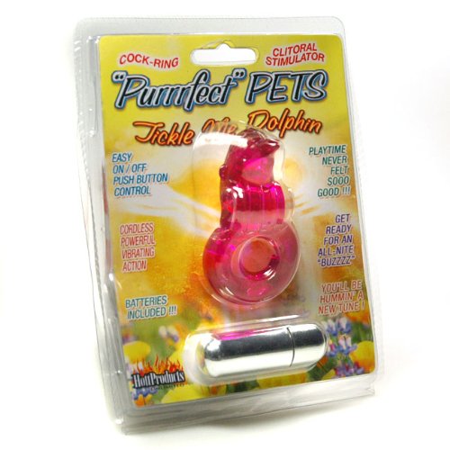 Purfect Pet Tickle Me Dolphin Erection Aid - Purple