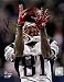Randy Moss Autographed/Hand Signed New England Patriots 8x10 Photo (white jersey catching ball)