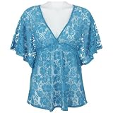 Eyeshadow Lace Dolman Sleeve Top