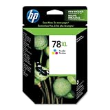 HP 78XL Tri-Color Ink Cartridge C6578AN#140 in Retail Packaging