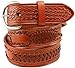 Western Scorpion X Hand Woven Genuine Leather Belt 1-1/2