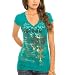 G by GUESS Elixer Embellished Tee, BLUE (M)