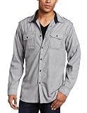 Burnside Young Men's Value Long Sleeve Stripe Woven Shirt