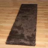 read full review Flokati Faux Fur Rugs 2' x 8' (CHOCOLATE)