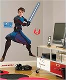 Anakin Skywalker - Star Wars: The Clone Wars (Glow-in-the-Dark) Peel & Stick Giant Wall Mural Applique