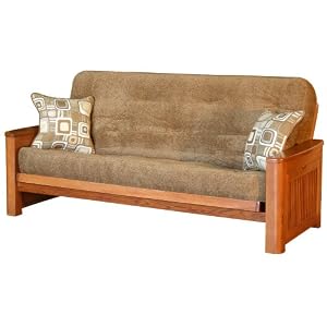 Simmons Cascade Futon - Tobacco (Full Size)
