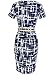 Vfemage Women Summer Elegant Draped Neck Belted Wear To Work Casual Dress