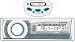 Dual MXDMA8030 In-Dash Marine AM FM CD MP3 iPod Aux Receiver with MWR30-Wired Remote Control
