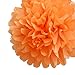 Dress My Cupcake 14" Orange Tissue Paper Pom Poms,