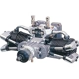 100 Twin Cylinder ABC with Muffler: AA by Saito Engines