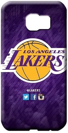 samsung galaxy s6 Attractive Plastic Awesome Look mobile phone carrying cases L.A. Lakers NBA Basketball logo