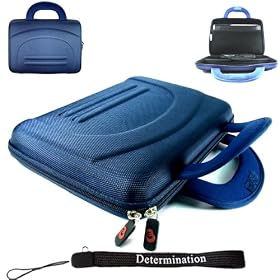 Coby Electronics TF-DVD7006 7-Inch Widescreen TFT Portable DVD Player Kroo 11273 Cube Case (BLUE) + Includes a Determination Hand Strap